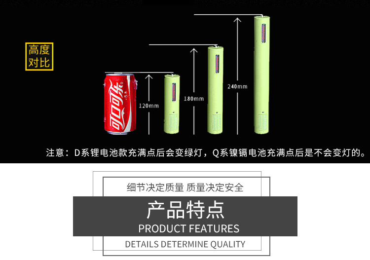 华升黑豹wfl-d3l强光远射手电筒企业安保巡逻防身铝合金led手电