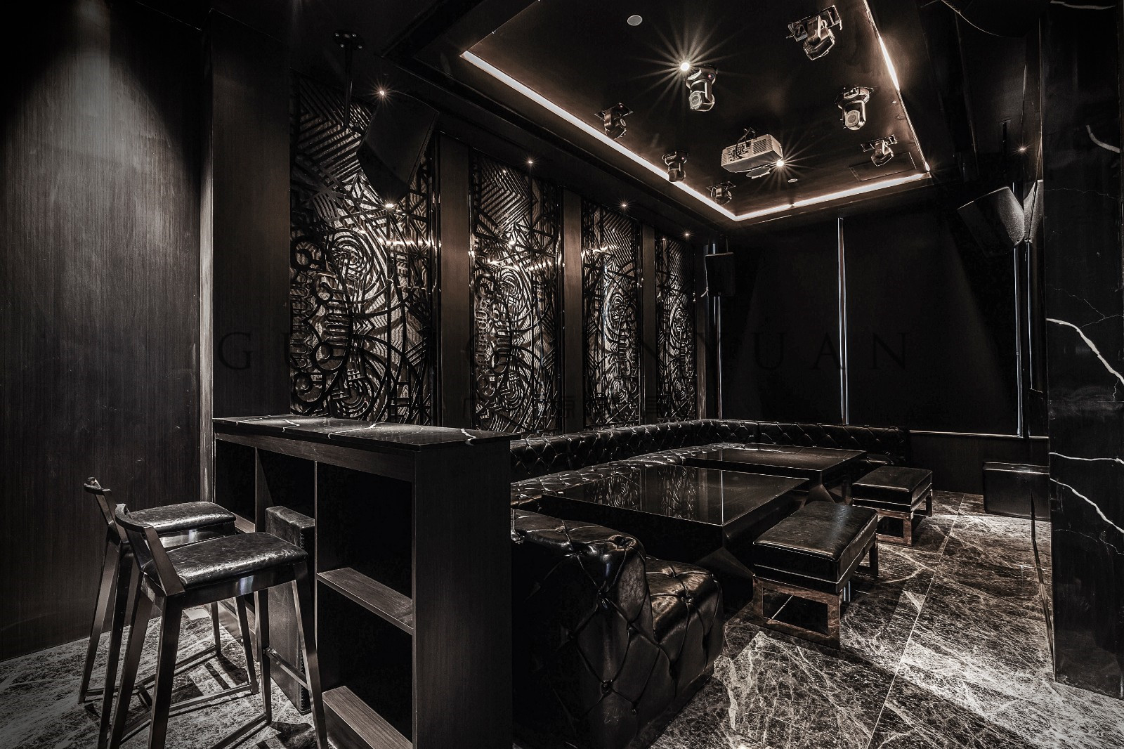 定制ktv酒吧夜总会音乐主题餐厅包厢卡座沙发高档咖啡厅清吧u型