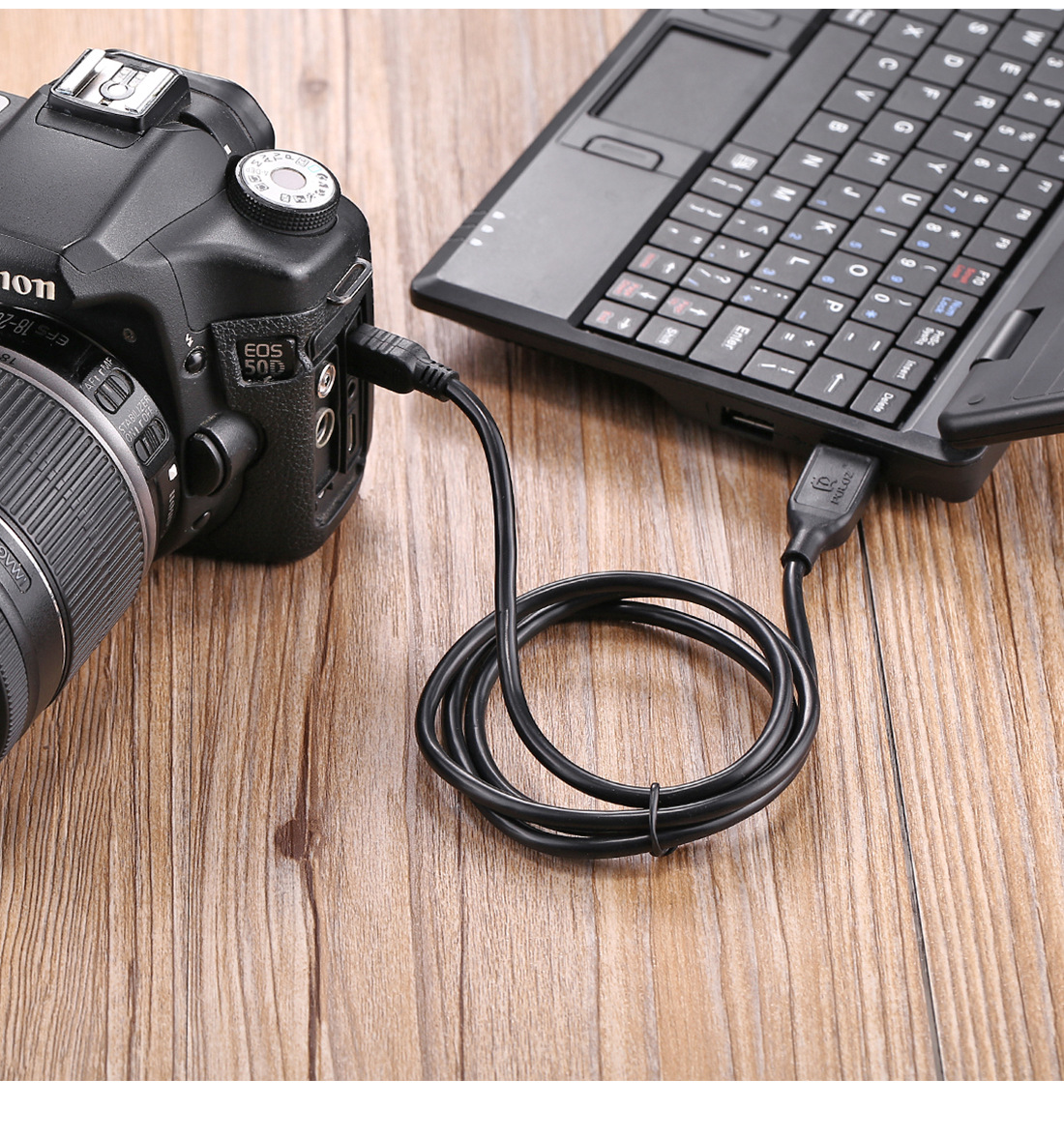 puluz胖牛 适用于佳能相机数据线 单反相机数据线 5d3相机数据线