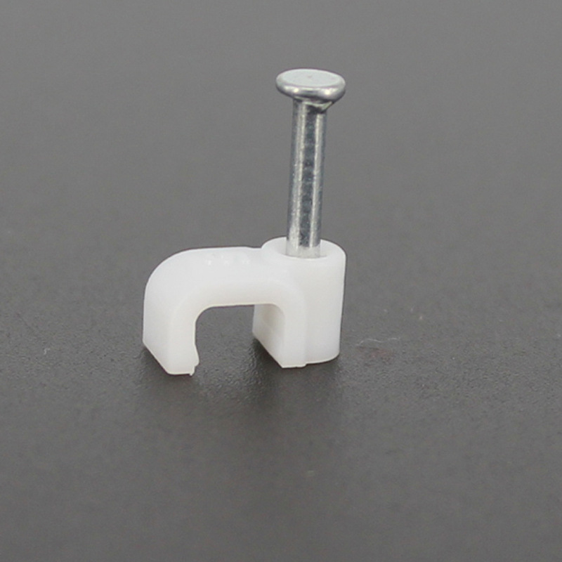 方型5mm水泥墙固定线卡墙钉线卡电线钉固定扣走线神器100只包