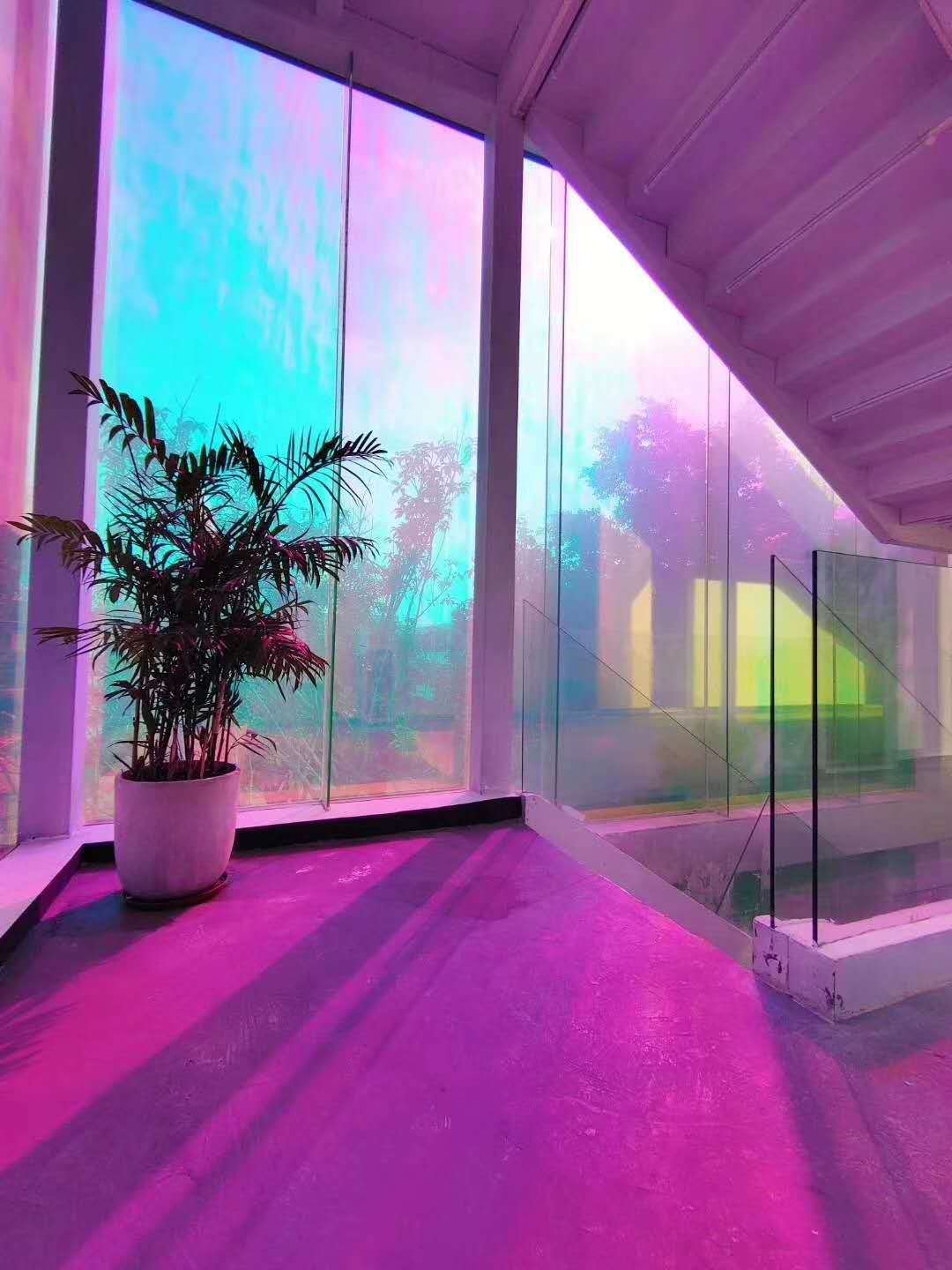 幻彩特种炫彩变色玻璃