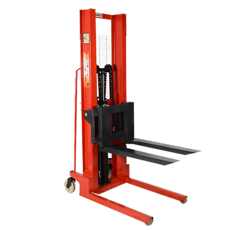 供应手动液压堆高车装卸搬运升降叉车手动托盘堆垛车可按需定自制