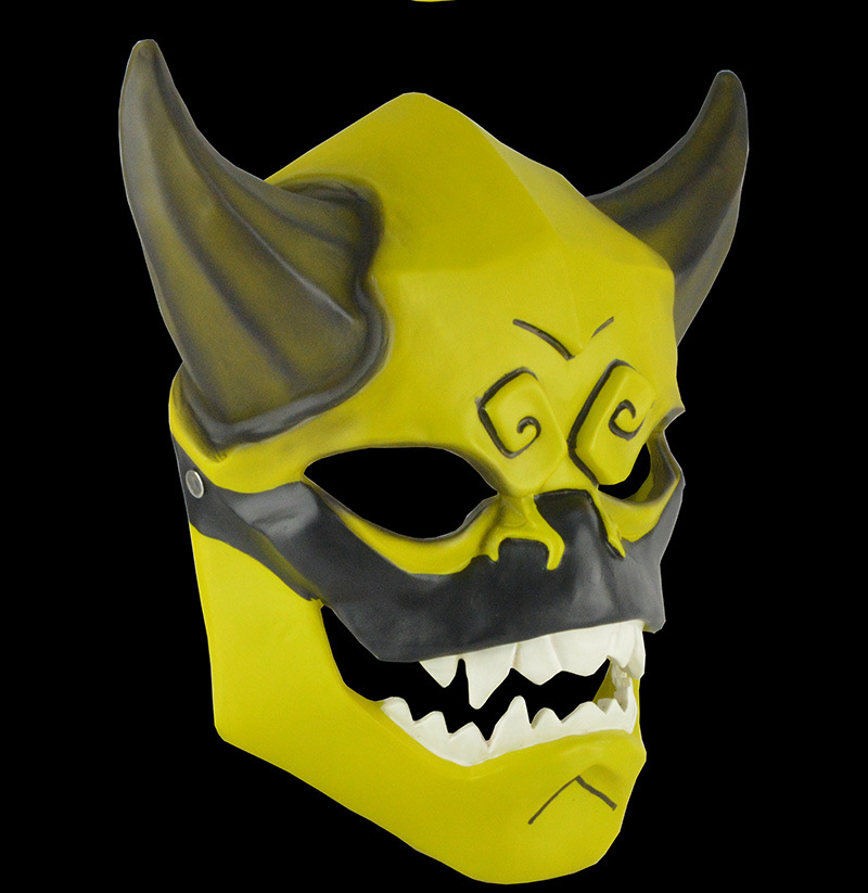 万圣节面具动漫成龙历险记恶魔鬼影军团伊卡雷苏巴特树脂面具挂件