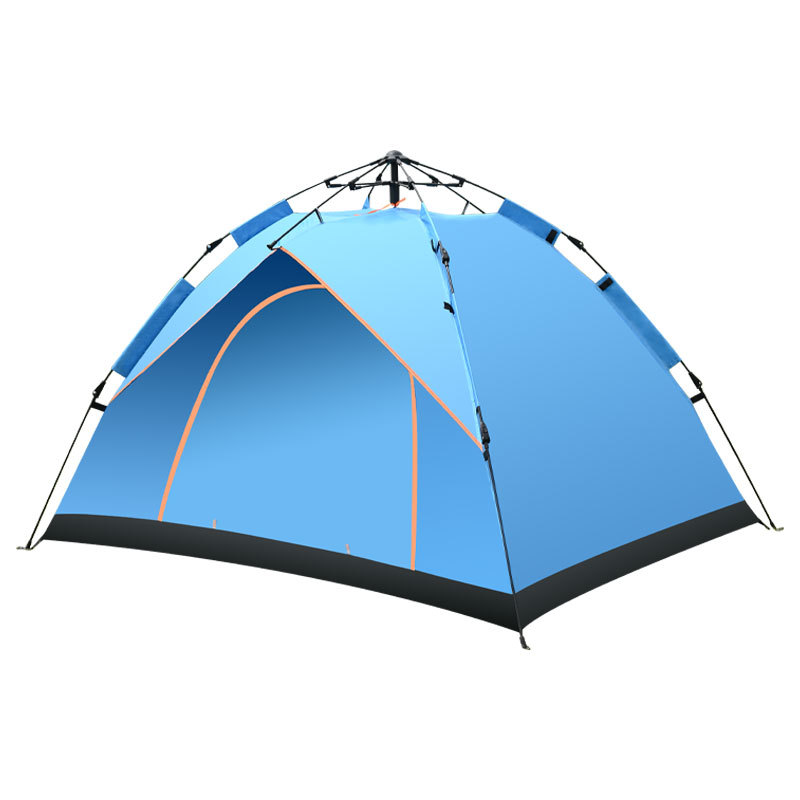 Outdoor Supplies Beach 3-4 People Travel Double-Layer Automatic Tent Camping Outdoor Tent Double Camping Tent