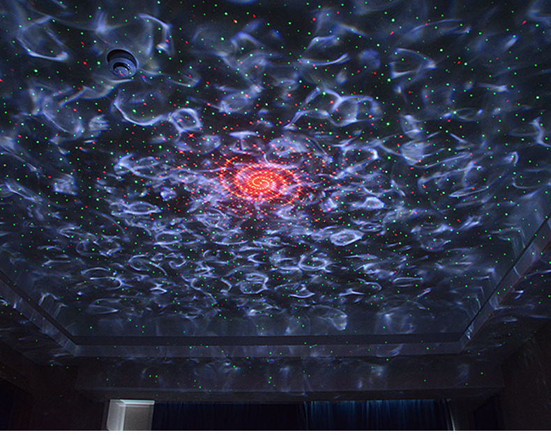 10大星球led星空投影灯 圣诞生日装饰氛围灯旋转满天星海洋水纹灯