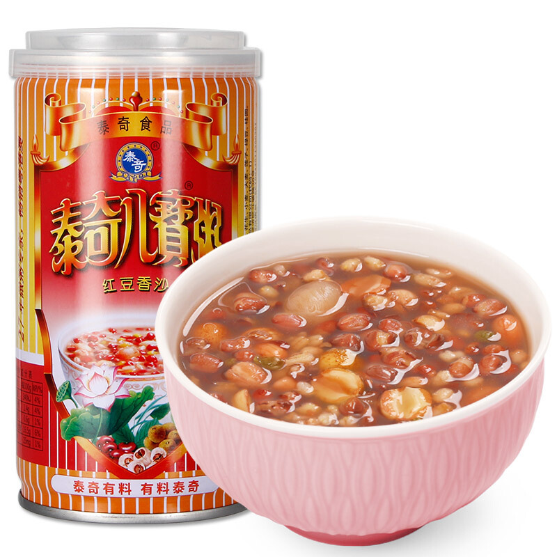 正品泰奇红豆香沙八宝粥370整箱特价秒杀促销早餐宵夜营广东包邮