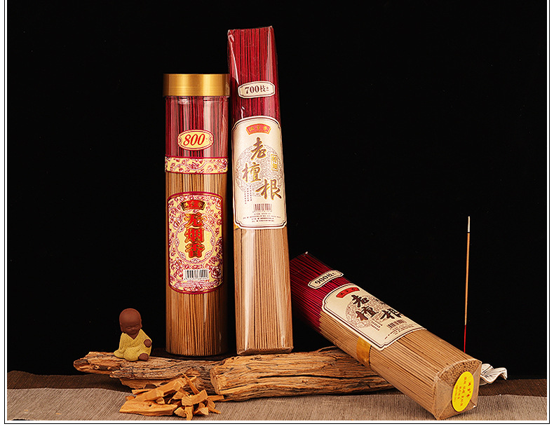 满堂香无烟老山檀香线香家用竹签香拜神供佛香观音礼佛香佛教用品