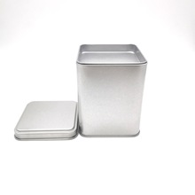 方形茶叶铁盒崂山一两茶叶罐玫瑰花茶铁罐金属枸杞铁罐小铁皮盒