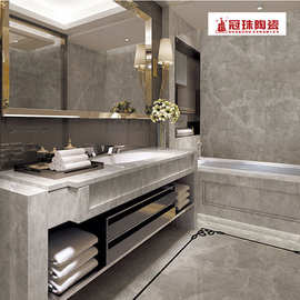 gf-ma80329 维纳斯灰大理石瓷砖 冠珠陶瓷砖 豪华酒店客厅墙地砖