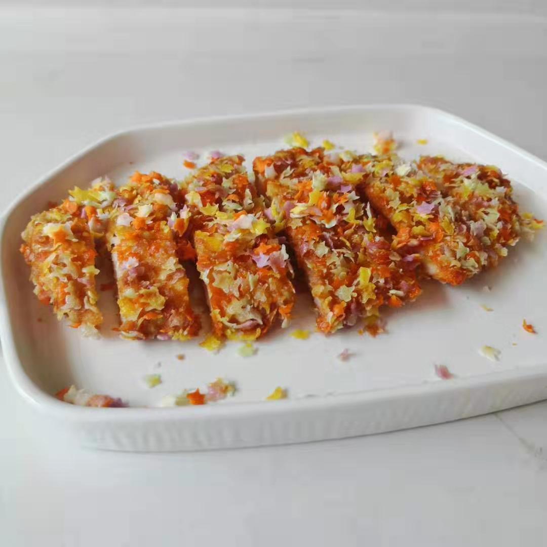 缤纷五彩鸡排正新口味大鸡排10片半成品冷冻鸡排鸡块油炸小吃10包