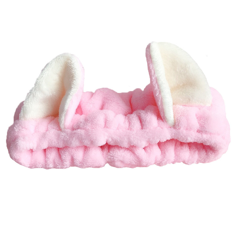 Wholesale Japan and South Korea Cute Stereo Cat Ears Headband Face Wash Headband Makeup Remover Face Wash Hair Cover