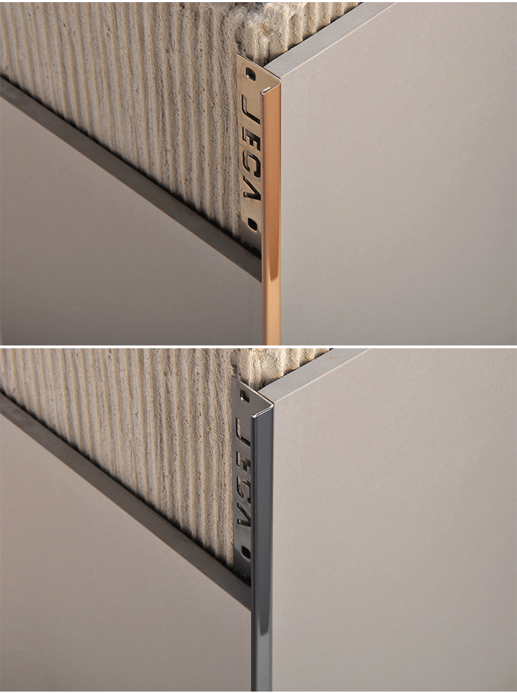 304不锈钢l型阳角线 装饰线墙砖护角 瓷砖踢脚线修 各种颜色批发