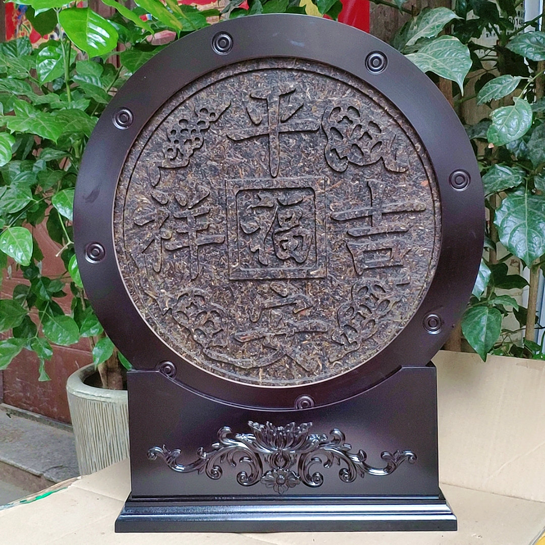 九龙壁居家装饰品 5公斤工艺品茶雕普洱茶叶企业礼品摆饰厂家批发