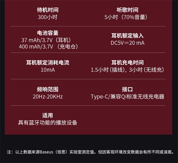 倍思tws w04蓝牙耳机智能触控无线耳机5.0入耳式立体声音乐耳机