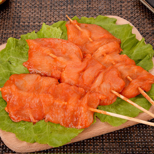 里脊肉串 烧烤小吃 油炸 户外烧烤 休闲食品 冷冻食品20串