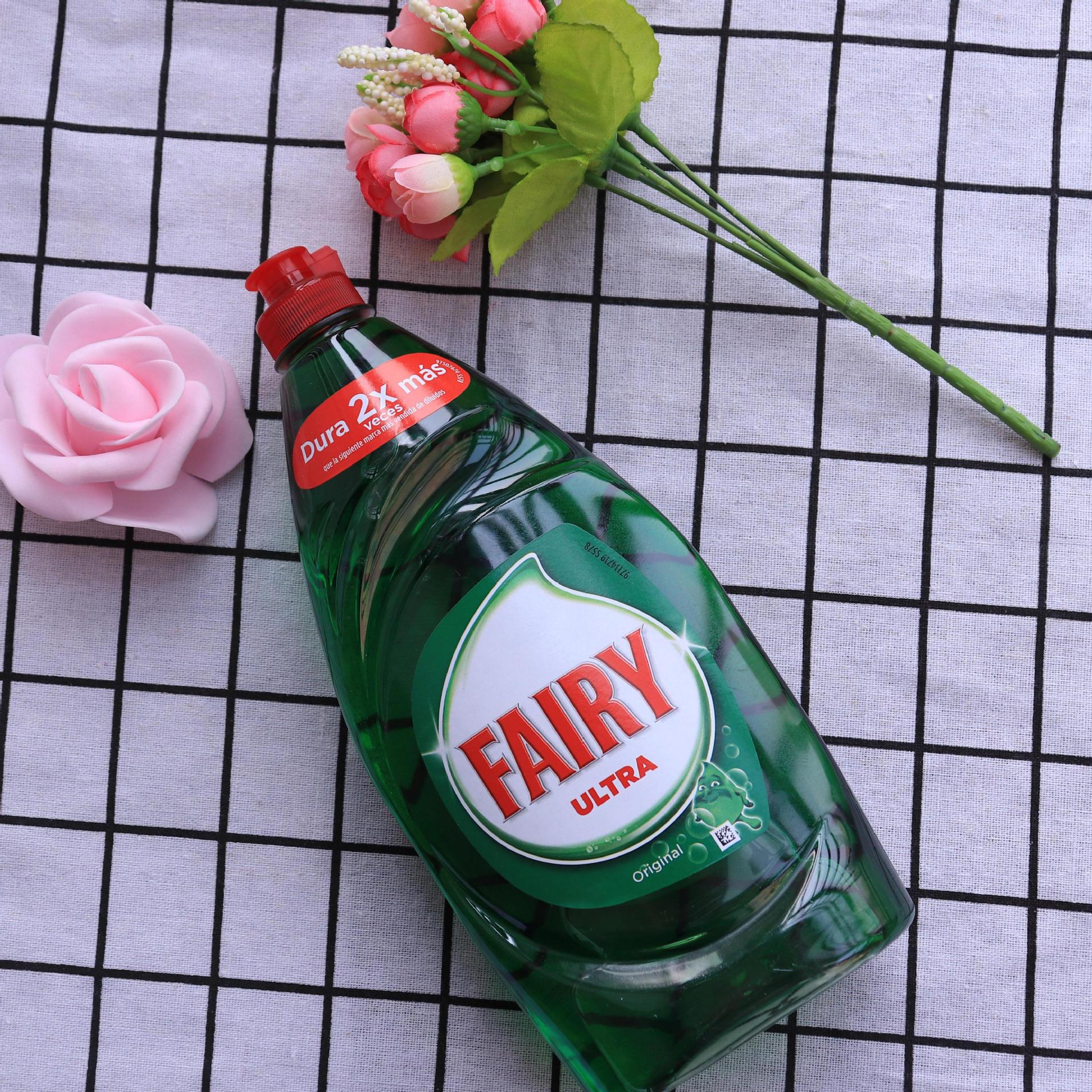 西班牙fairy浓缩洗洁精820ml 全能厨房餐具洗碗去油污剂