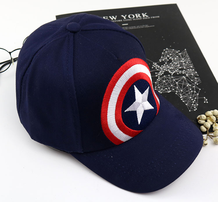 欧美外贸美国队长棒球帽儿童 卡通嘻哈男童帽子批发a151