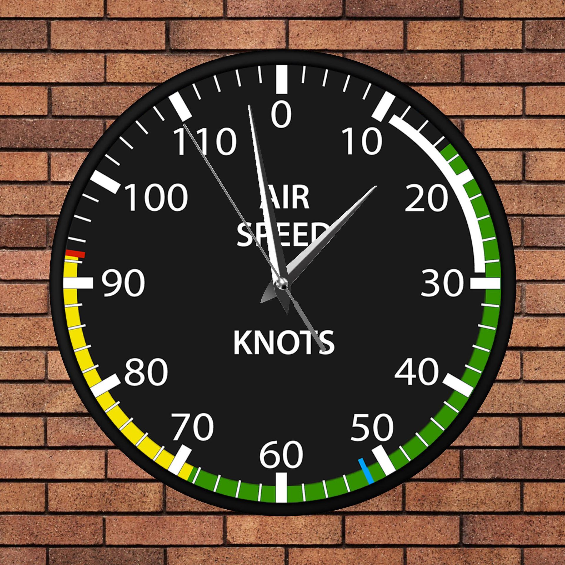 公里表金属挂钟 空速表航空爱好者收藏装饰家居墙壁挂钟个性时钟