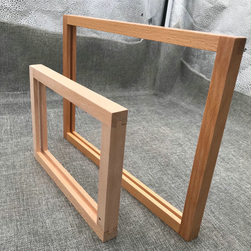 厂家定制 方形摆台干花画框 挂墙双面宝宝实木相框 a4植物标本框