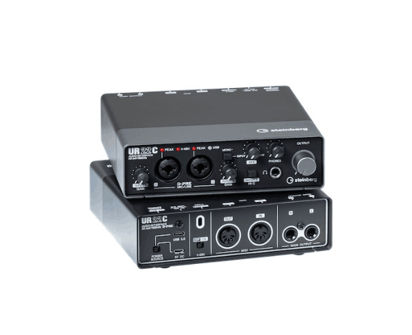 雅马哈yamaha ur22c声卡专业外置usb电吉他编曲配音乐器录音声卡