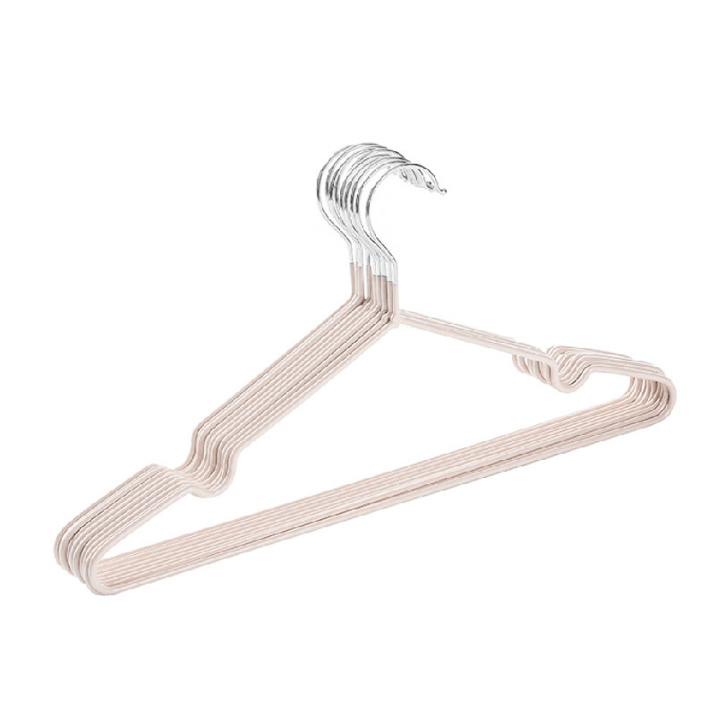 Mingqian Pvc Coated Hanger Home Non-Slip Clothes Hanger Bold Adult Hanger Nano Groove Clothes Hanger Hot Sale