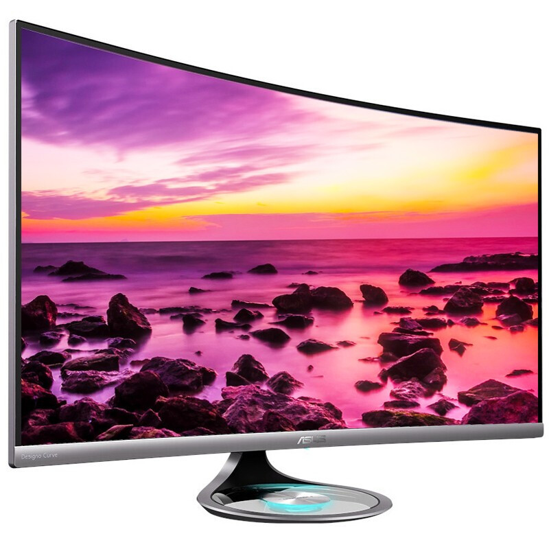 asus/华硕mx32vq 32英寸曲面显示屏幕2k广视角电脑液晶显示器