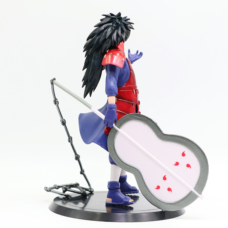 火影忍者 写轮眼 秽土转生 宇智波斑 团扇 手办模型 公仔 摆件