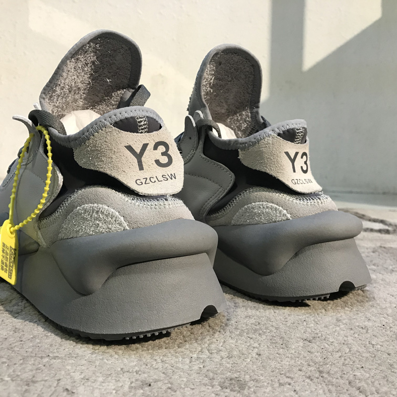 y3kaiwa春季透气男鞋灰色老爹鞋时尚潮牌ins超火欧洲站百搭发型