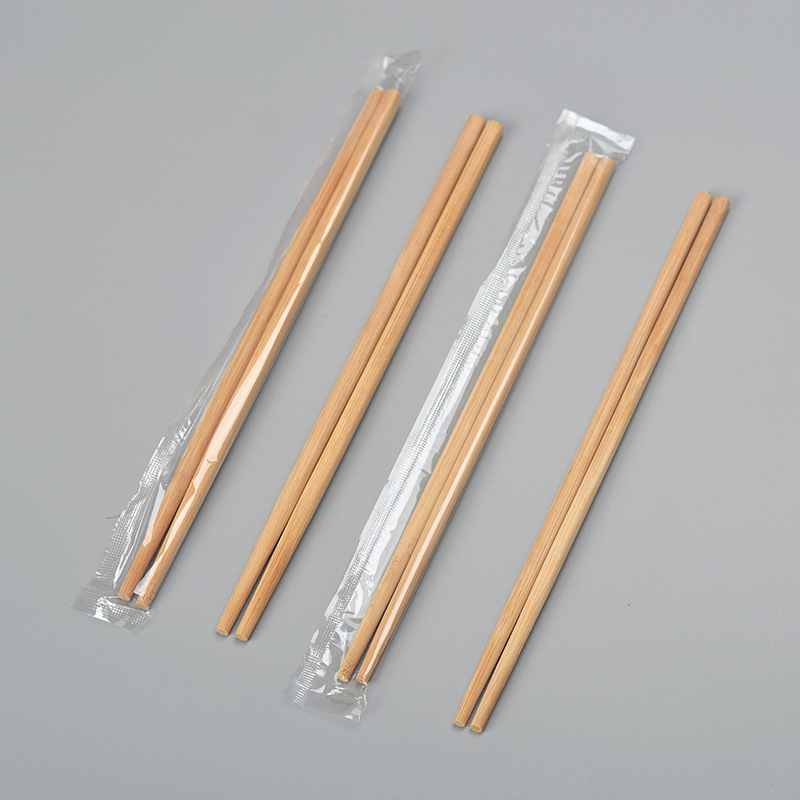 一次性筷子独立包装opp单双包竹筷跑地摊筷食堂餐包筷子24厘米长
