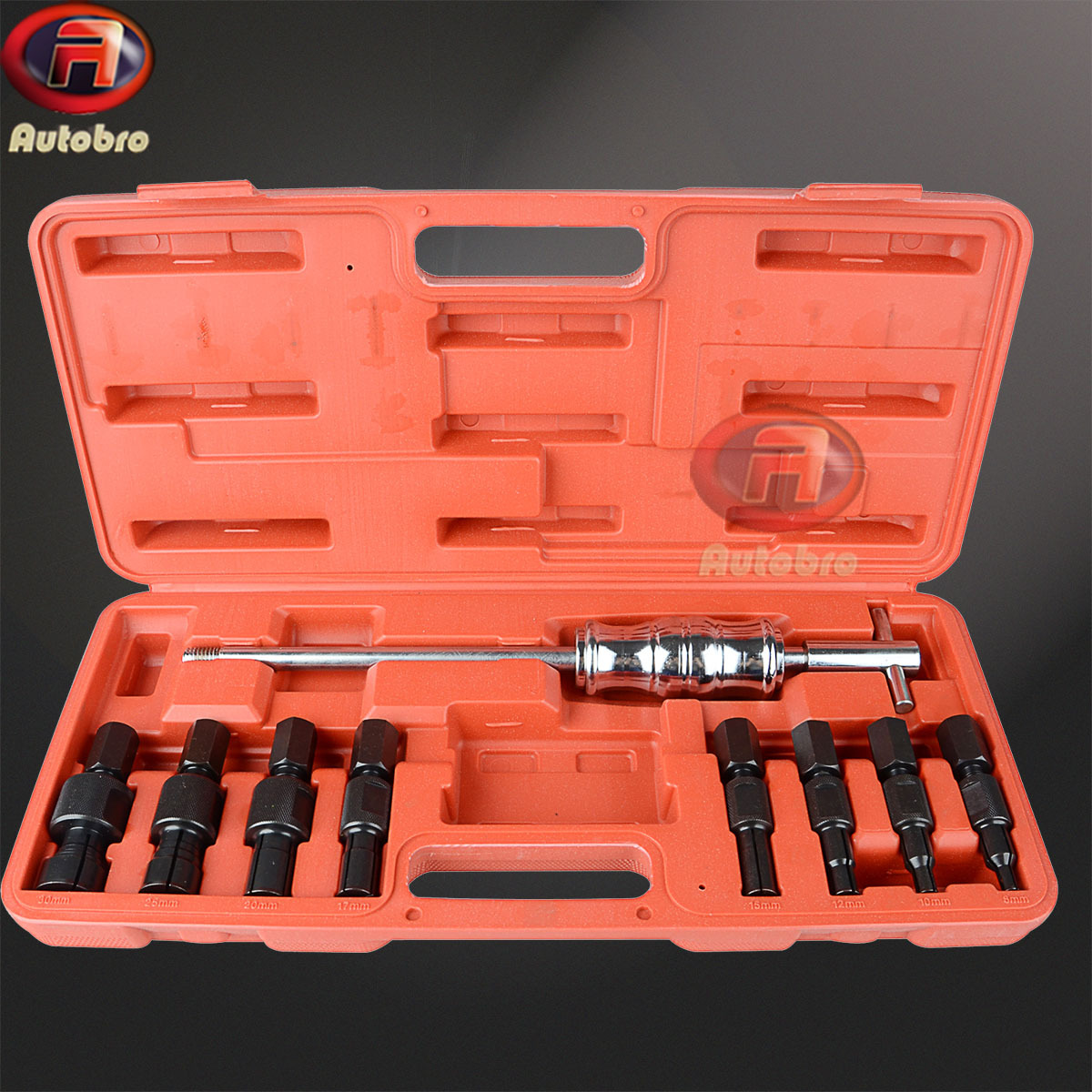 5件套内轴承拆卸工具内轴承取出器滑锤组套电动车取轮毂轴承工具