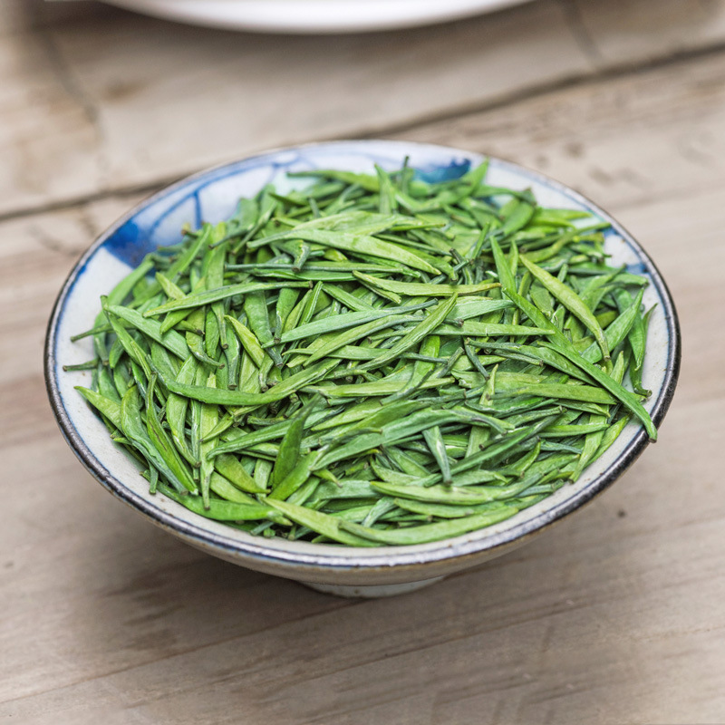 四川峨眉山雀舌绿茶2020新茶明前头采竹叶茶炒青独芽茶叶散装500g