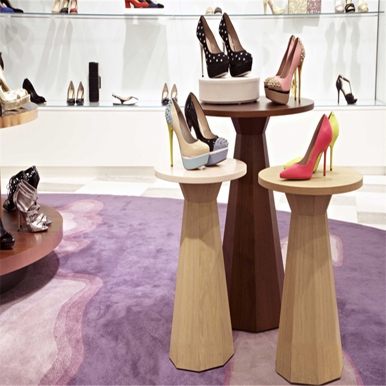 创意鞋子专柜 厂家定制鞋货架 不透钢样品展示台鞋子展厅免费设计