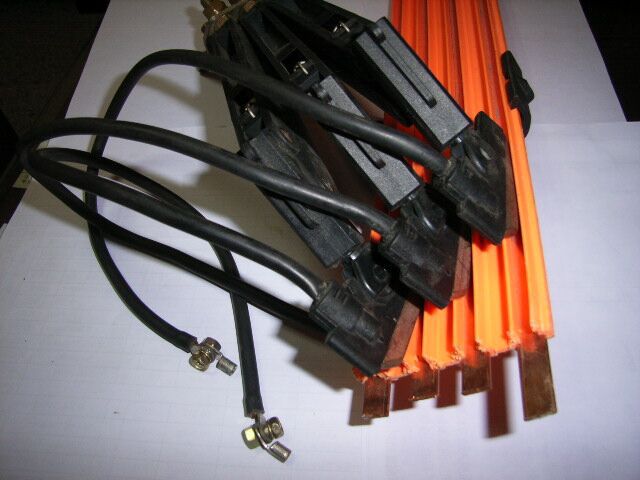 无接缝行车/天车/行吊无接头滑触线集电器受电器60a