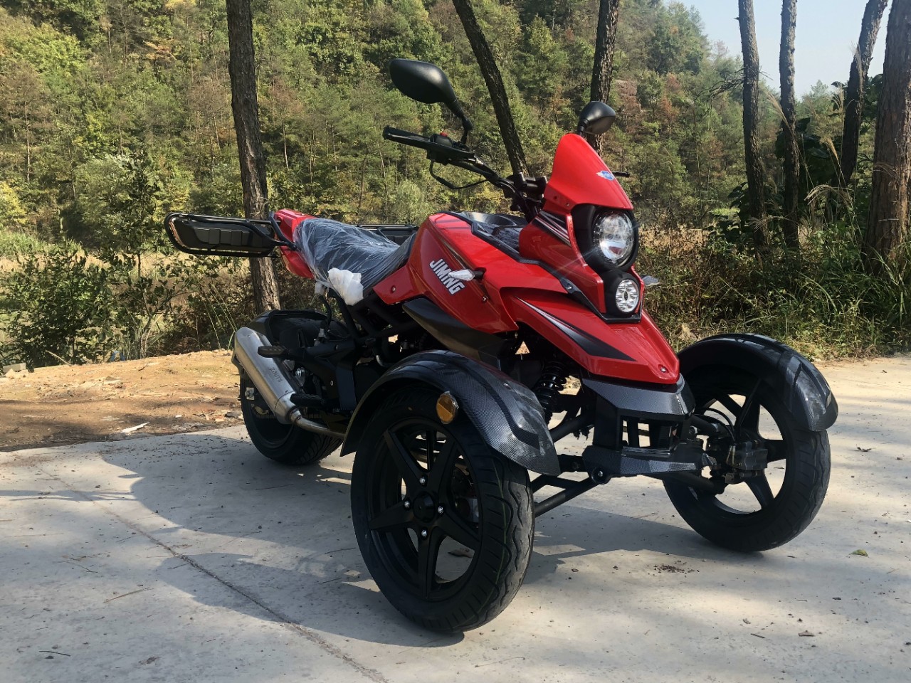 新款可上牌吉利jm200吉铭后倒三轮摩托车三蹦子沙滩车全地形 越野