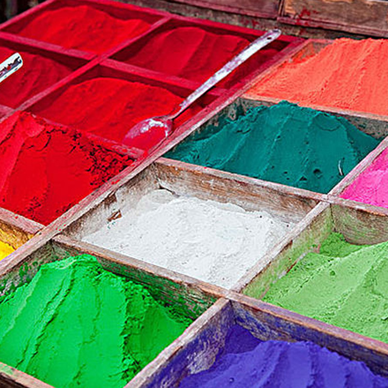 厂价现货颜料 橡胶油漆干花染料色素 水性油墨塑料建材用荧光绿