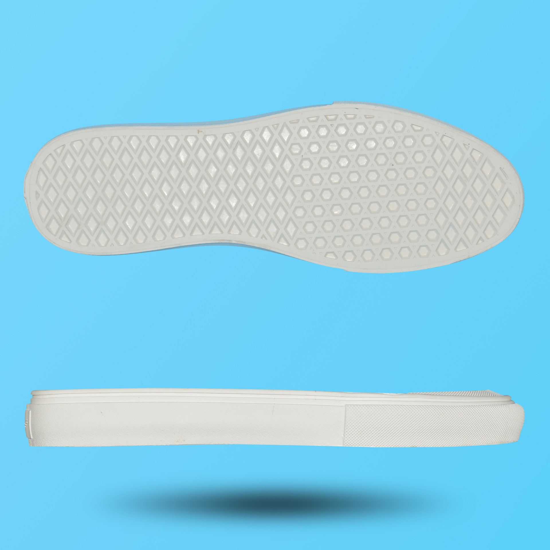 运动休闲包头男款小白鞋滑板鞋橡胶鞋底 rubber sole 橡胶大底