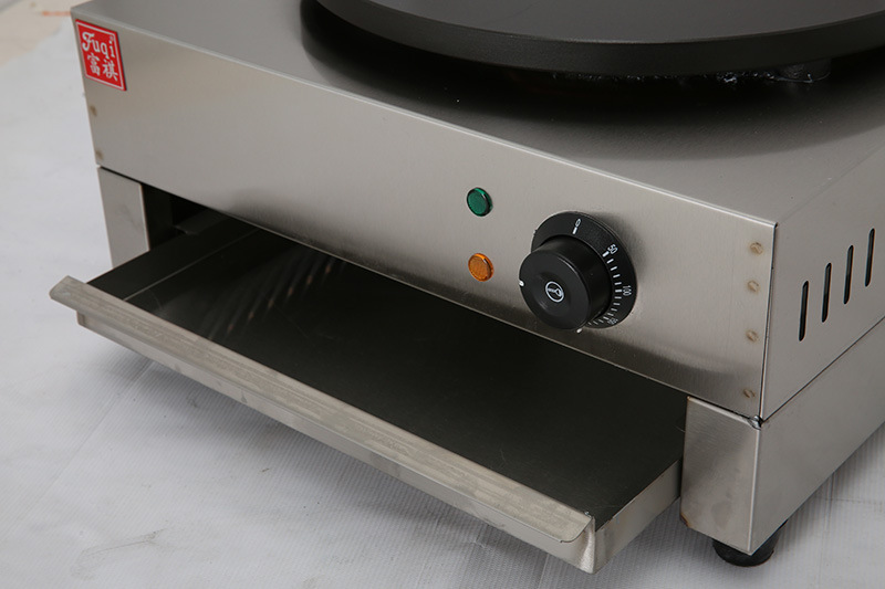 富祺批发商用圆形电热班戟炉 五谷杂粮煎饼果子可丽饼机器煎饼机