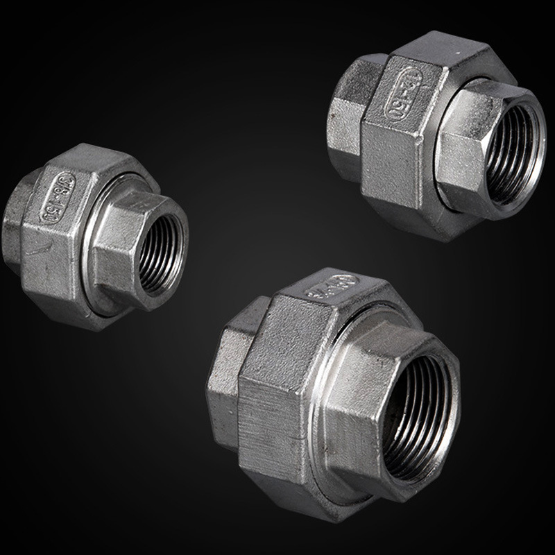 正材304不锈钢活接头由任由令丝扣活接不锈钢内丝活接头内丝油拧