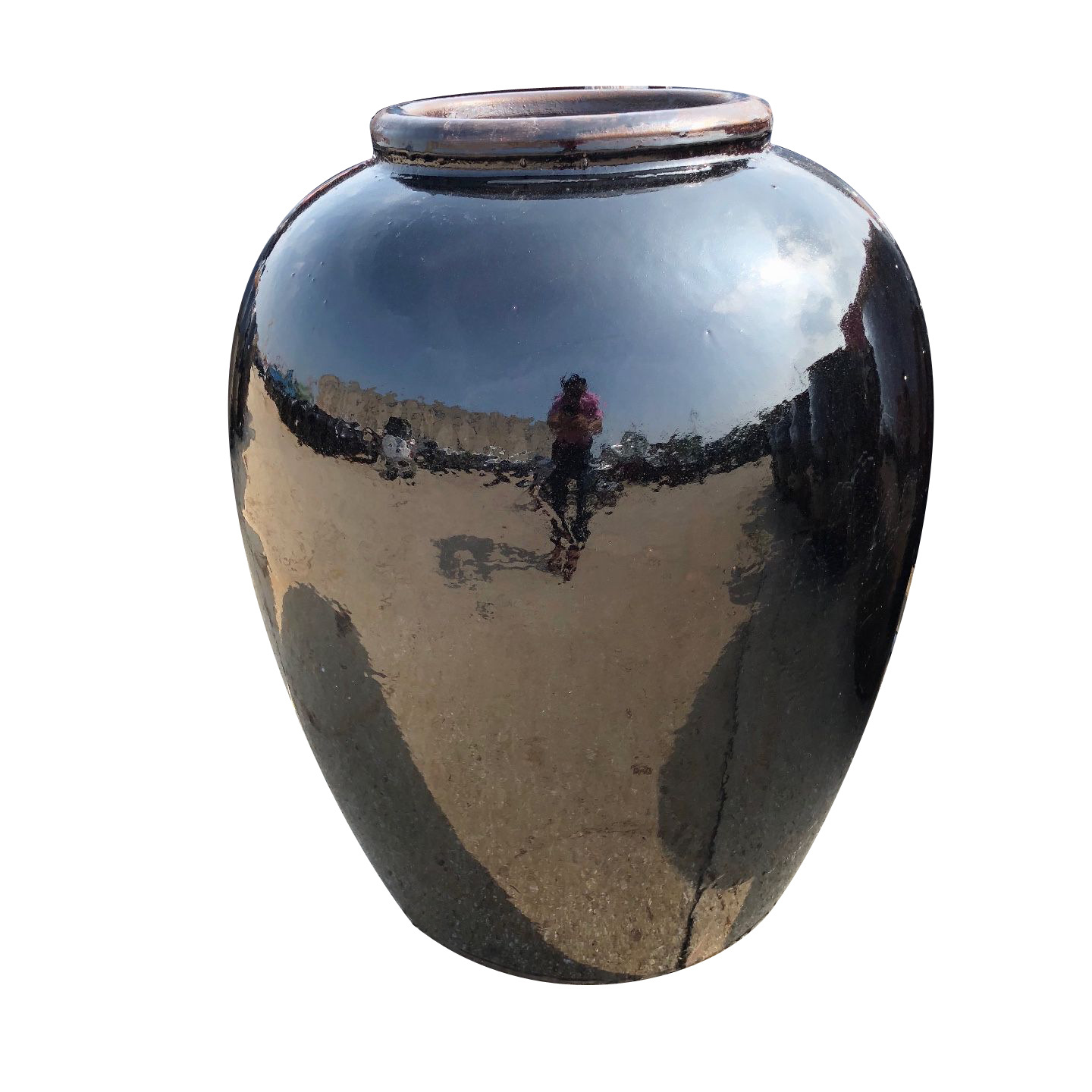 供应宜兴黑釉陶瓷大酒坛250公斤500斤大酒缸发酵缸土陶酵素储酒缸