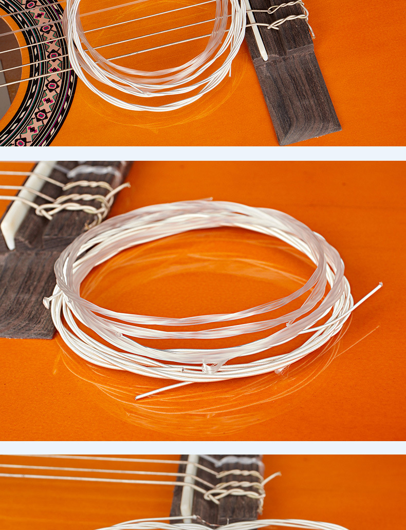 古典尼龙弦 优质吉他复合呢哝琴弦 镀银古典吉他弦工厂弦线 乐器