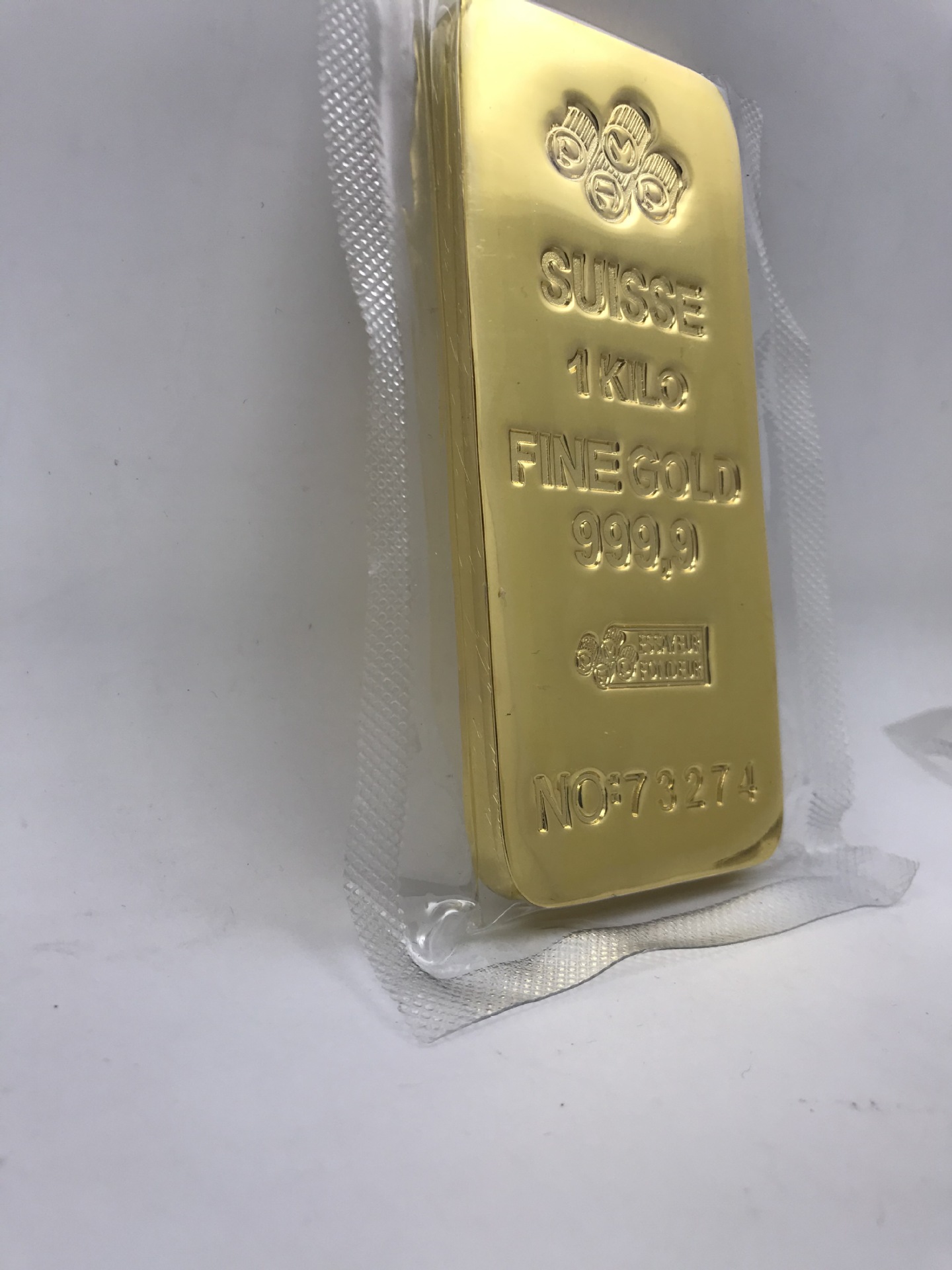 仿真金条模型1000g金砖样板摆件银行保险金店活动道具
