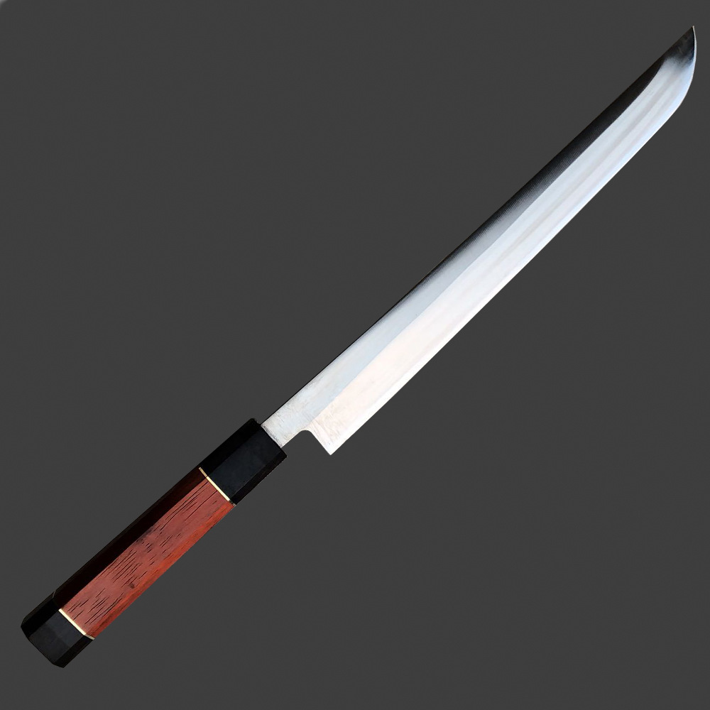 厂家热销vg10钢刺身刀日式鱼生刀料理刀切付柳刃鱼头刀八角柄