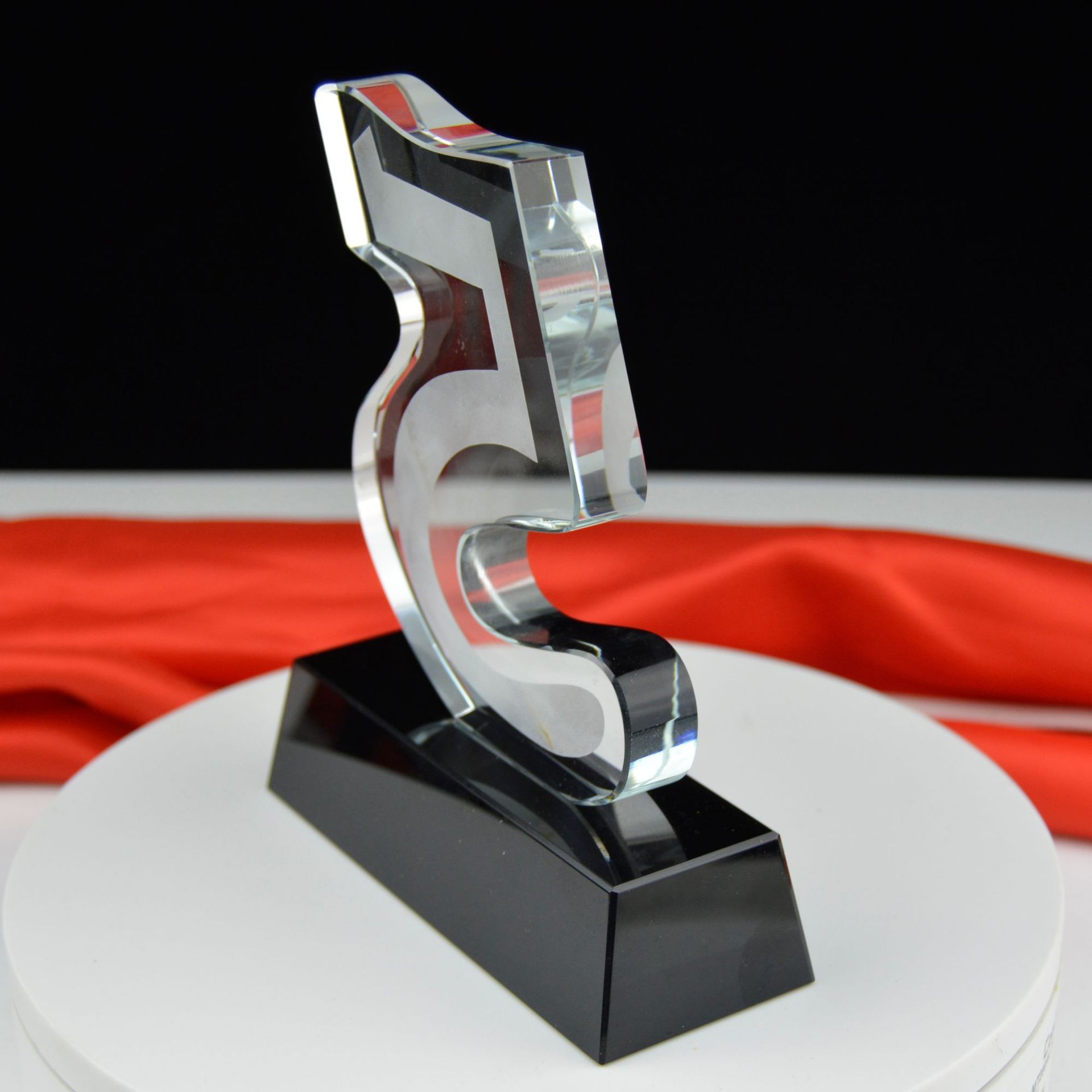 数字奖杯金属周年庆典定制十年企业庆典校庆同学聚会水晶奖杯