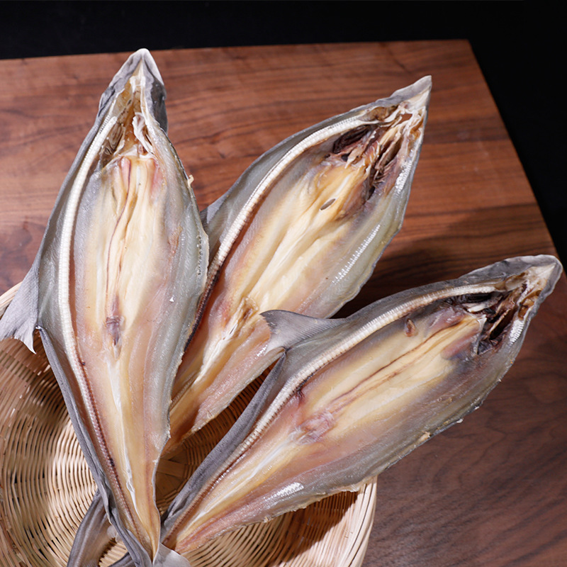 【源头工厂】特产鱼干淡晒足鲨干鱼干厂家批发水产干货鲨鱼片500g