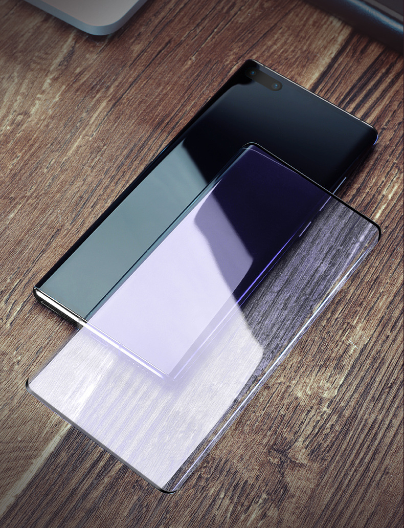 适用p30pro手机膜蓝光荣耀30曲面热弯玻璃膜v40贴膜p40pro钢化膜