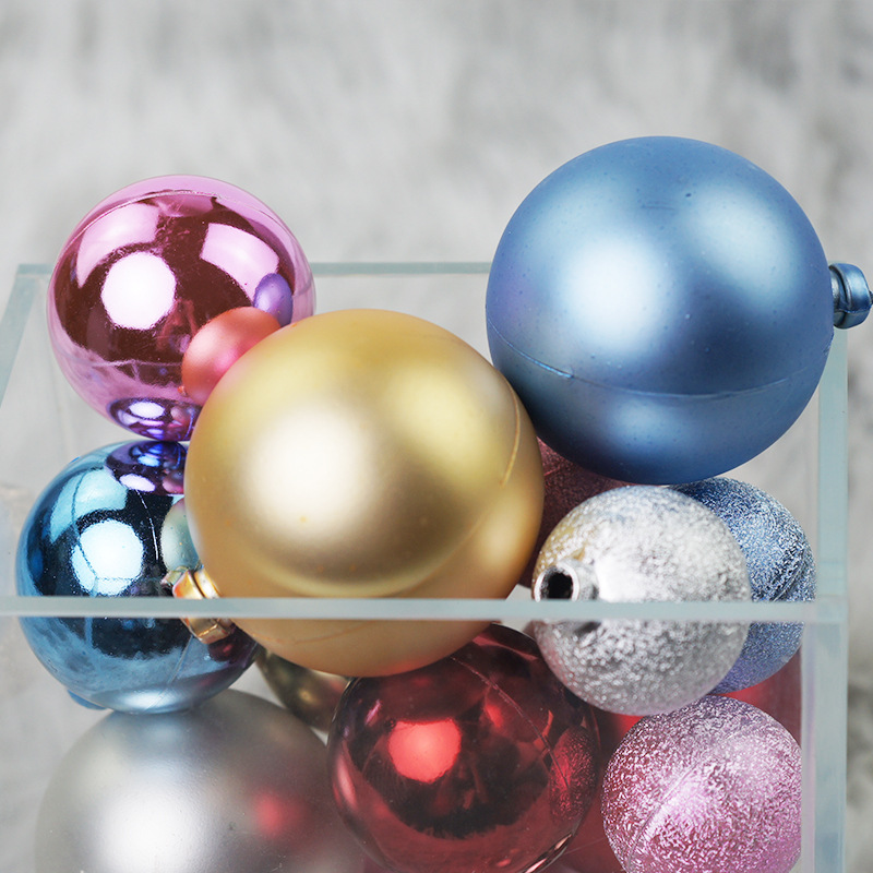 大中小许愿球蛋糕装饰摆件 光亮磨砂哑光ins派对装饰用品配件圆球