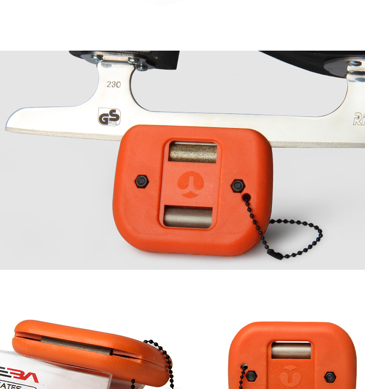 米高花样冰刀鞋球刀鞋磨刀器磨刀工具冰刀石开刃开槽器金刚石冰刀