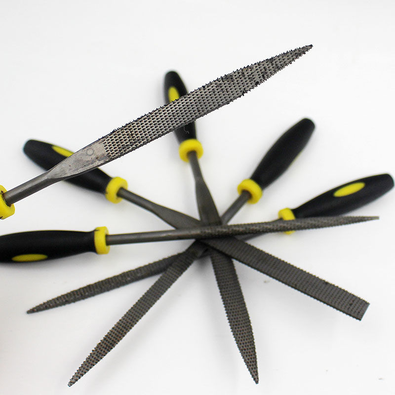 硬木锉6支装什锦木锉木工打磨diy制作红木锉木雕细齿毛锉木工套装