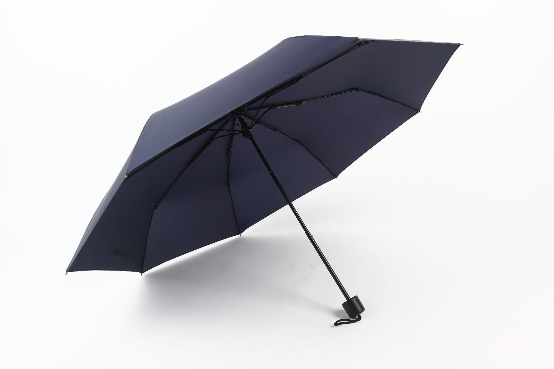 8骨手开纯色三折伞雨伞折叠男女商务定制加印logo广告雨伞