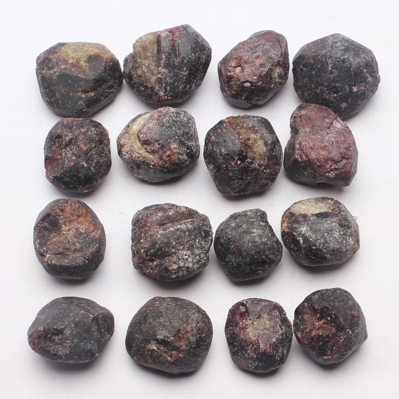 天然石榴石原石摆件毛料大颗矿石标本增加火的热情生命力